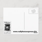 Die Blue Comet Train Custom Postcard Postkarte (Rückseite)