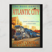 Die Blue Comet Train Postkarte (Vorderseite)