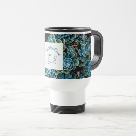 Die Blue Couch Travel Mug - Sukkulturen Reisebecher (VorderseiteRechts)