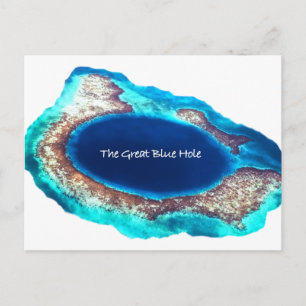 Die Blue Hole Postkarte