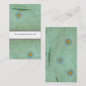 Die Blue Poppe Earth-Visitenkarte Visitenkarte (Vorne/Hinten)