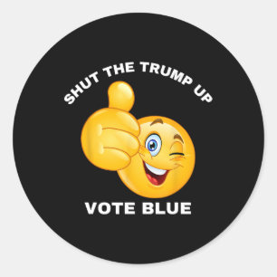 Die Blue-Re-elect Biden-Präsident von Trump 20 Runder Aufkleber