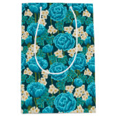 Die Blue Rose Medium Geschenktasche Mittlere Geschenktüte (Vorderseite)