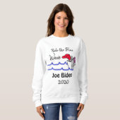 Die Blue Wave Demokrat wählt Joe Biden 2020 Sweatshirt (Vorne ganz)