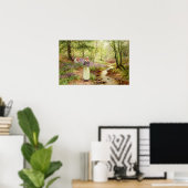 Die Bluebell Glade Poster (Heimbüro)