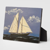 Die Bluenose, ein Rennboot Fotoplatte (Seite)