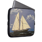 Die Bluenose, ein Rennboot Laptopschutzhülle (Vorne Rechts)