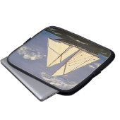 Die Bluenose, ein Rennboot Laptopschutzhülle (Vorne Knopf)