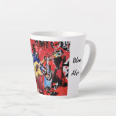 Die Blues "Alive Latte Tasse" für den Bewahrer Milchtasse (Rechte Ecke)