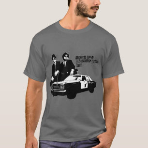 Die Blues Brothers mit Auto lustig T-Shirt
