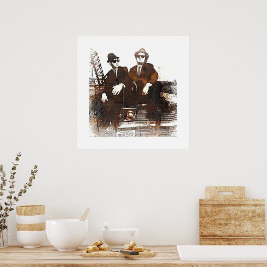 DIE BLUES BROTHERS POSTER (Küche)