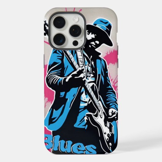 Die Blues-Graffiti iPhone Hülle (Rückseite)