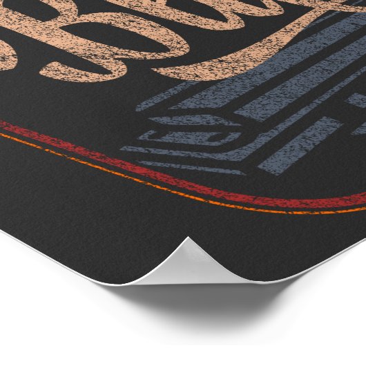 Die Blues New Orleans harmonica bedrückte T - Shir Poster (Ecke)