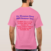 Die Bluesmen-Ausflug SHIRT der Damen (Rückseite)