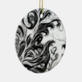 Die blühende Blütenschmuck Keramik Ornament (Rechts)