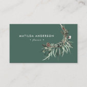 Die blühende Blütenwelt ist schick und elegant. Visitenkarte (Vorderseite)