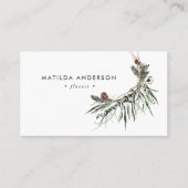 Die blühende Blütenwelt ist schick und elegant. Visitenkarte (Vorderseite)