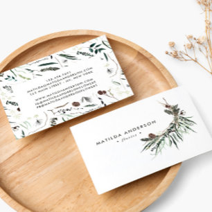 Die blühende Blütenwelt ist schick und elegant. Visitenkarte