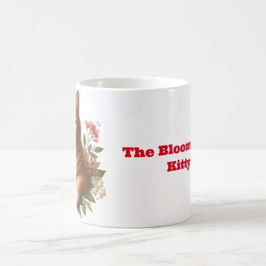 Die blühende Kitty Kaffeetasse (Mittel)