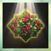 Die blühende Mauer Digitale Kunst Fensteraufkleber (Blatt 3)