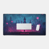 Die blühende Rosa Fee World Schreibtischunterlage (Tastatur & Maus)