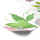 Die blühende schicke Liebe ist ein süßes Leckerei- Poster (Ecke)