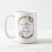 Die blühende schicke Mutter der Braut Kaffeetasse (Links)