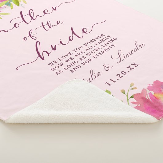 Die blühende schicke Mutter der Braut Sherpadecke (3/4)