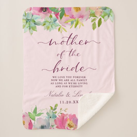 Die blühende schicke Mutter der Braut Sherpadecke (Vorderseite)