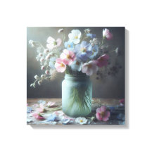 Die blühende Schönheit eines Jars voller Blume