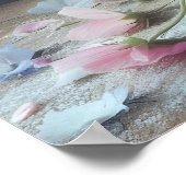 Die blühende Schönheit eines Jars voller Blume Poster (Ecke)