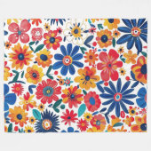 Die blühende Touch der Natur 60x80 Fleece Blanket (Vorderseite (Horizontal))