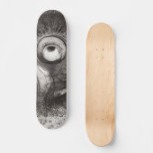 Die blühende Vision: Redons Abstrakte Skateboardku Skateboard (Vorderseite)