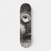 Die blühende Vision: Redons Abstrakte Skateboardku Skateboard (Vorne)