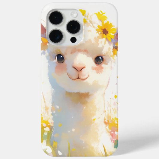 Die Blume Alpaca Case-Mate iPhone Hülle (Rückseite)