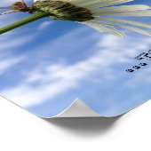 Die Blume der Biene Poster (Ecke)