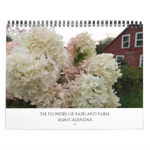 Die Blume der Fairlandwirtschaft, Vermont 2020 Kalender