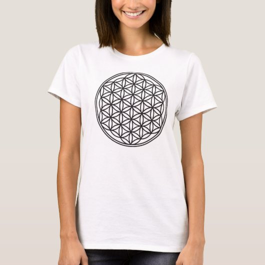 Die Blume der Frauen des Leben-T - Shirt (Vorderseite)