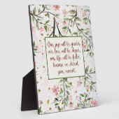 Die Blume der japanischen Kirsche blühen einen Mom Fotoplatte (Seite)