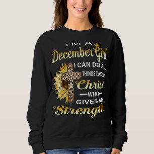 Die Blume der Jungfrau im Dezember kann Dinge durc Sweatshirt