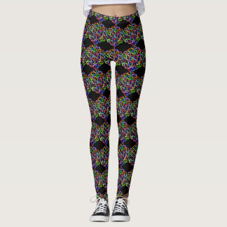 Die Blume des Lebens auf einem Paar Qualität Leggings