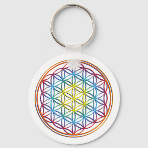 die Blume des Lebens Schlüsselanhänger