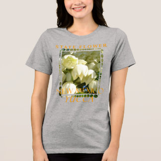 Die Blume des neuen mexikanischen Hoheitsgebiets - Tri-Blend Shirt