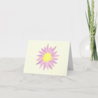 Die Blume, die ich lieber vergesse Dankeskarte