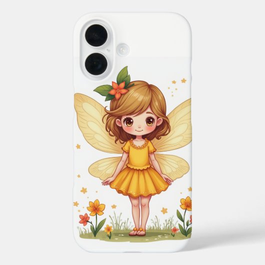 Die Blume Fee iPhone 16 Hüllen (Rückseite)