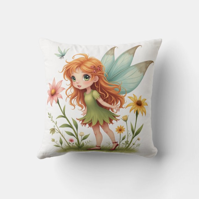 Die Blume Feenpillows Kissen (Rückseite)