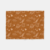Die Blume Fleecedecke (Vorderseite (Horizontal))