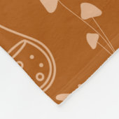 Die Blume Fleecedecke (Ecke)