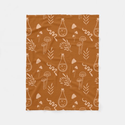 Die Blume Fleecedecke (Vorderseite)