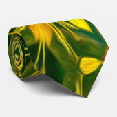 Die Blume im Juni Krawatte (Gerollt)